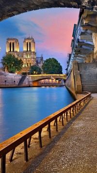 Katedra Notre Dame nad rzeką