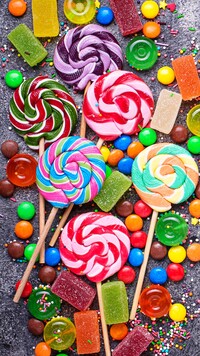 Kolorowe słodycze