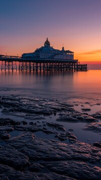 Widok na molo Eastbourne Pier w Wielkiej Brytanii