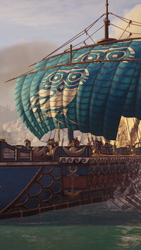 Żaglowiec z gry Assassins Creed Odyssey