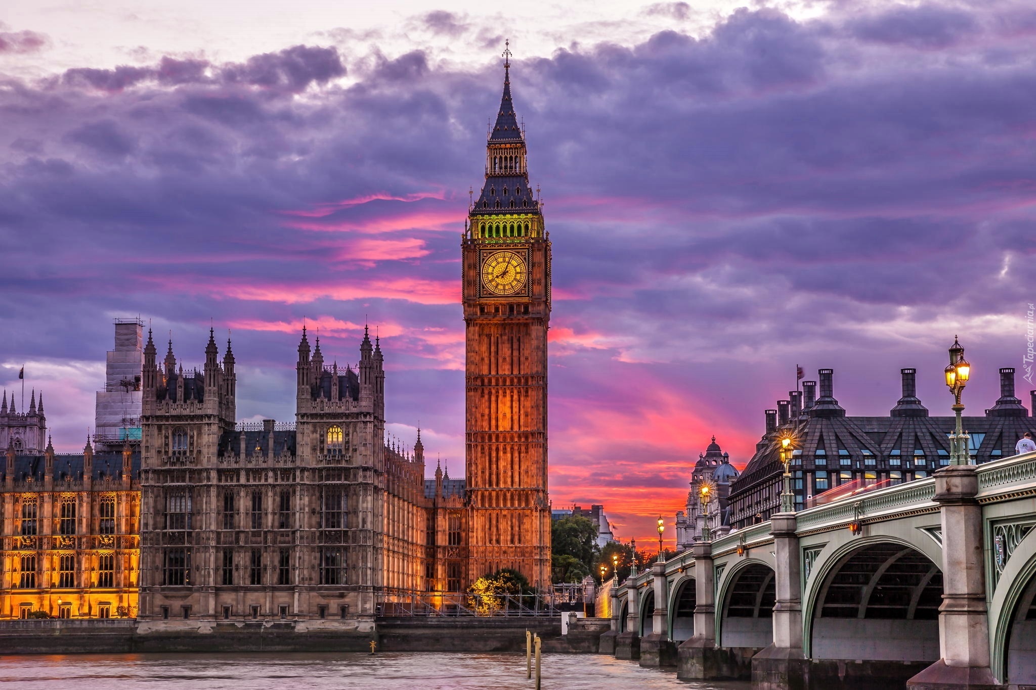 Wielka Brytania, Londyn, Anglia, Big Ben, Pałac Westminster
