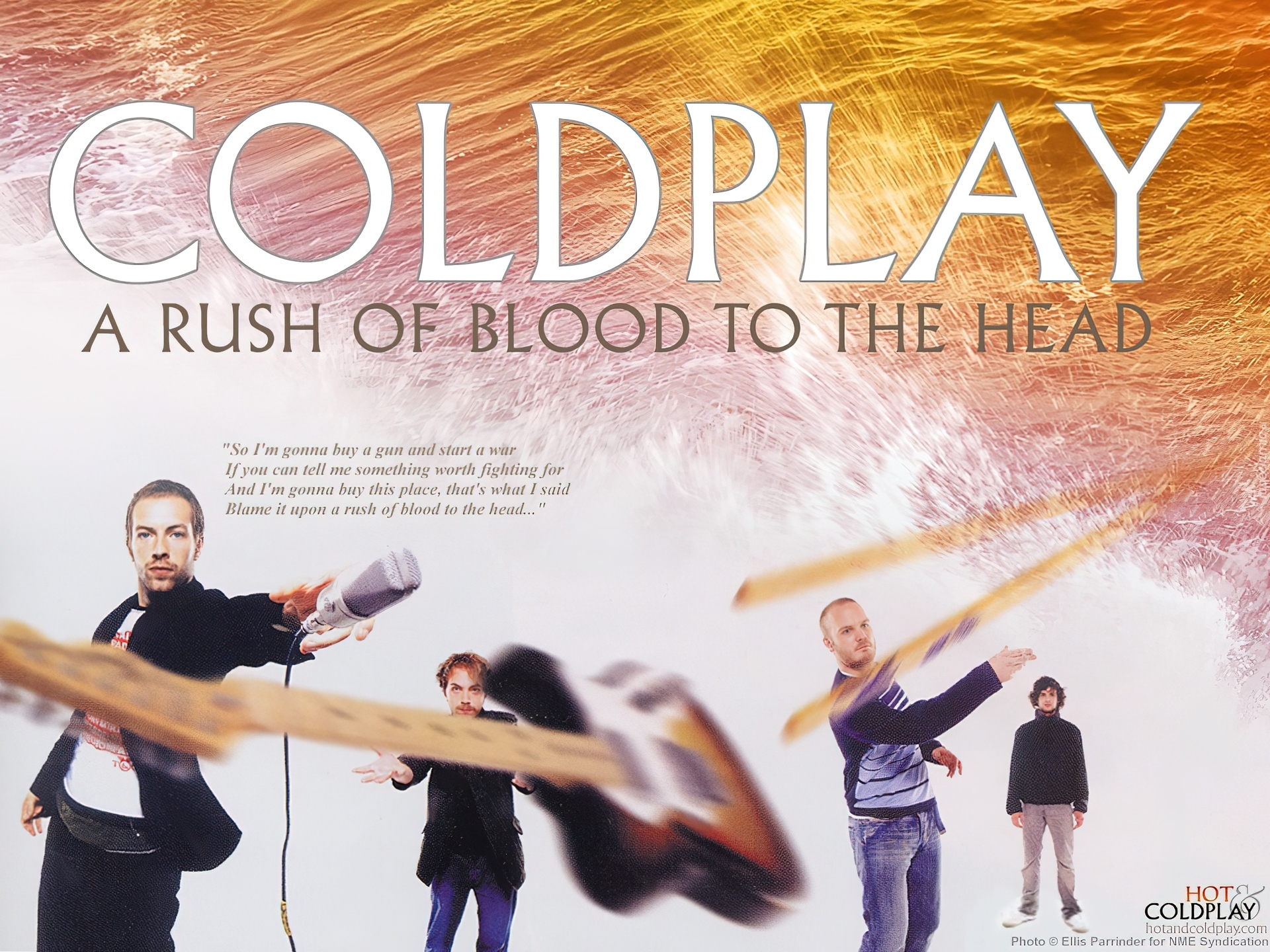 Coldplay,gitara , zespół