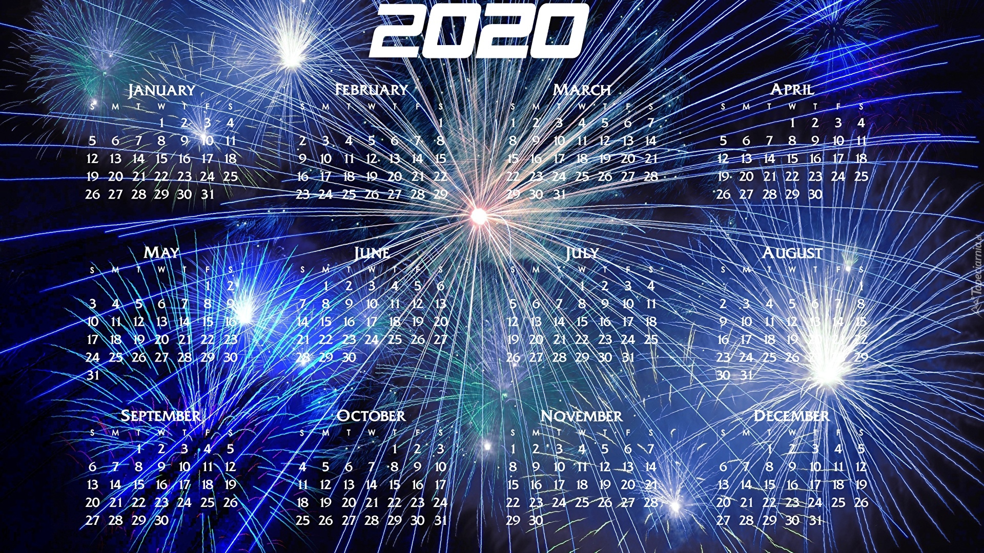 Kalendarz, 2020