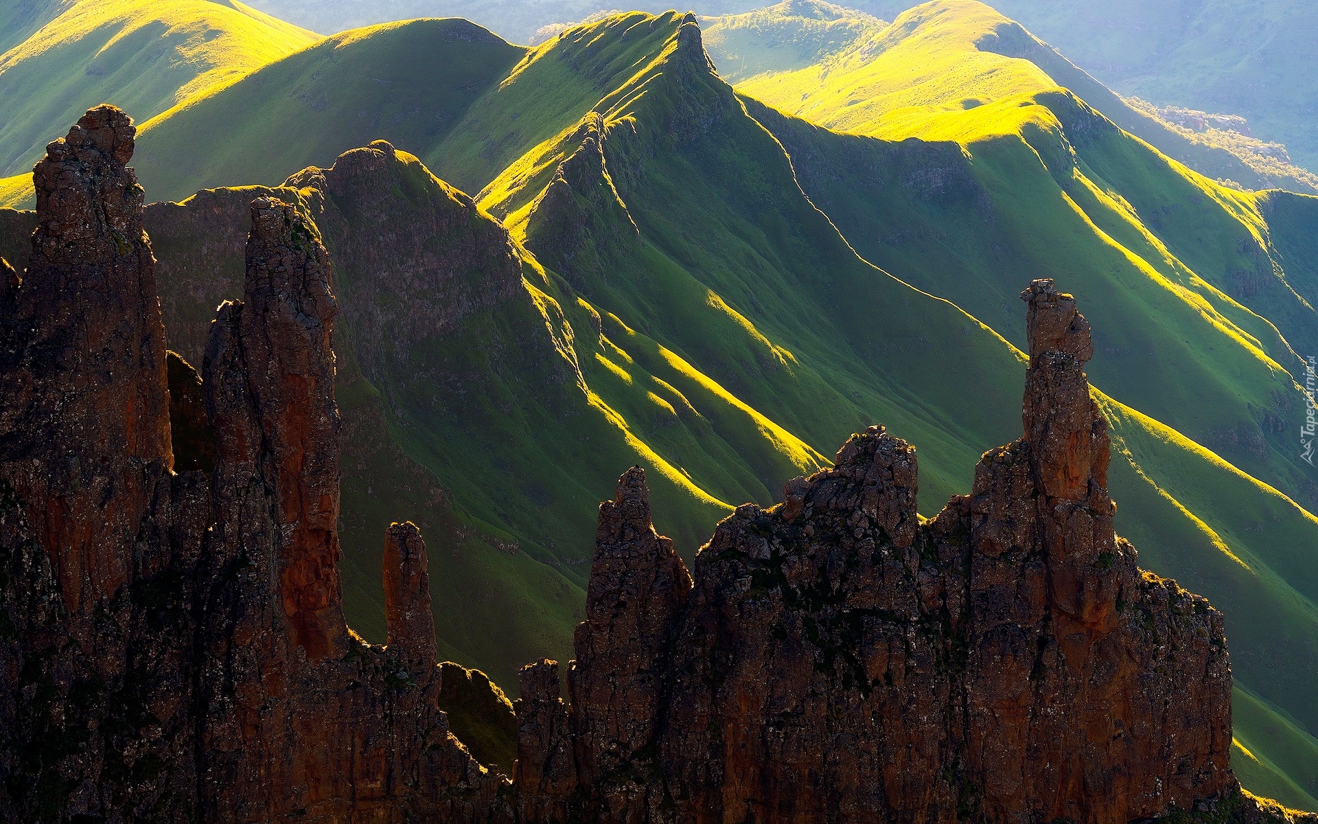 Republika Południowej Afryki, Góry Smocze, Skały