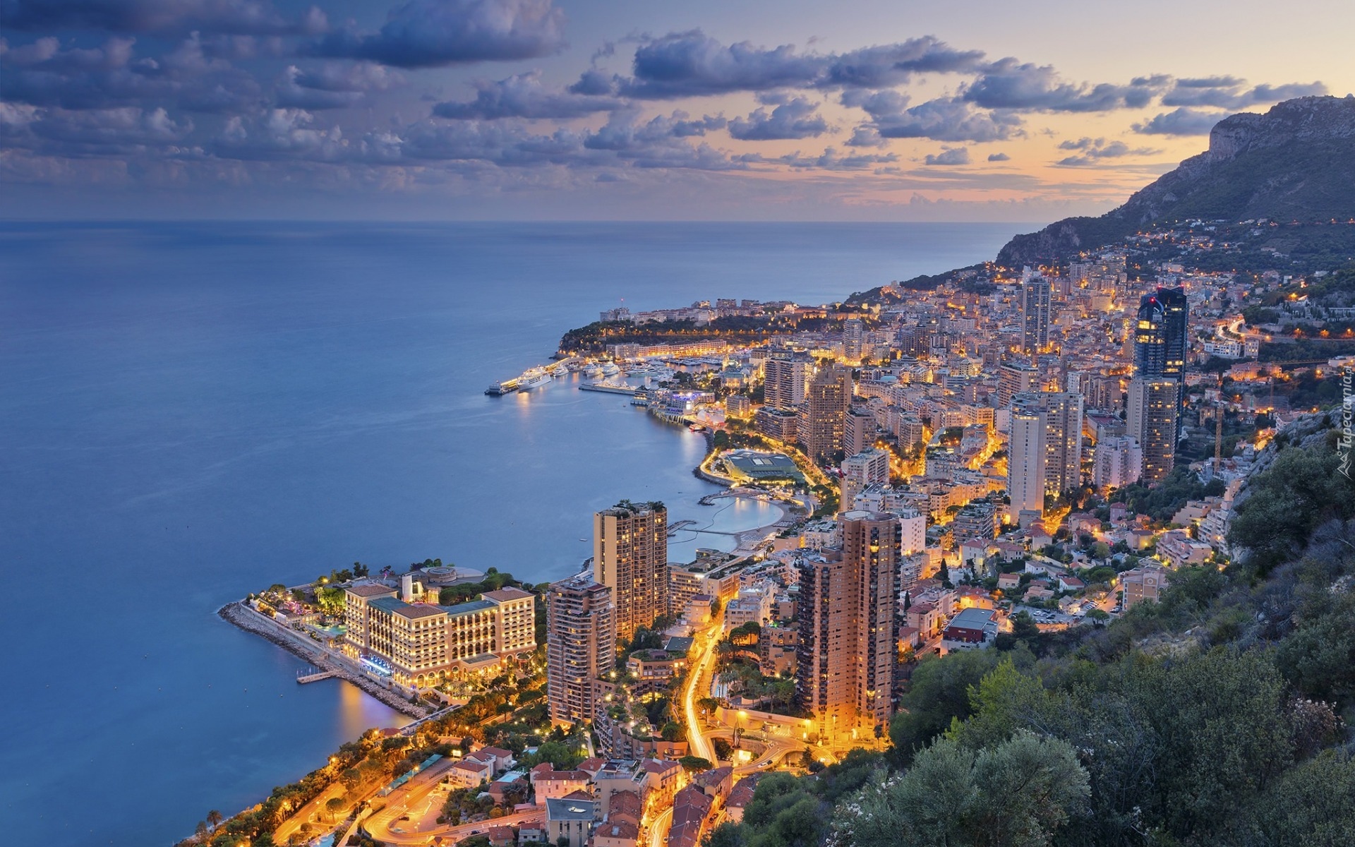 Monako, Monte Carlo, Morze Liguryjskie, Lazurowe Wybrzeże
