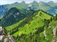 Piękny, Widok, Szwajcaria