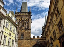 Praga, Most Karola, Zabytek, Domy