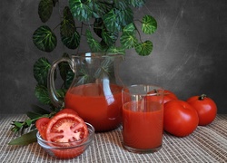 Pomidory, Dzbanek, Sok, Pomidorowy