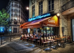 Restauracja, Paryż, Francja