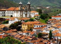Brazylia, Ouro Preto, Domy, Kościół