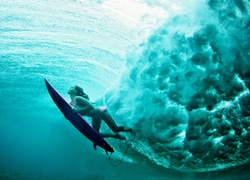 Surfing, Kobieta