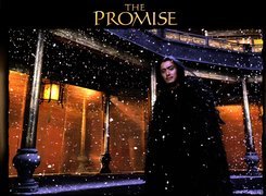 The Promise, Hiroyuki Sanada, śnieg, budynek, lampa
