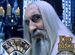 The Lord of The Rings, starzec, świecznik, karty