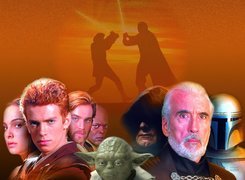 Star Wars, Samuel L. Jackson, Natalie Portman, Hayden Christensen, Yoda