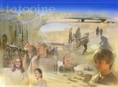 Star Wars, Jake Lloyd, ludzie, pustynia