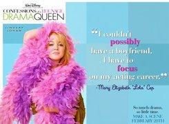 Confessions Of A Teenage Drama Queen, Lindsay Lohan, szal, pióra