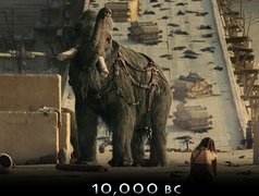 10000 Bc, stary, mamut, ofiary