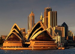 Australia, Sydney, Sydney Opera House, Wieżowce