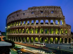 Koloseum, Rzym, Oświetlenie