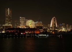 Miasto, Yokohama, Nocą