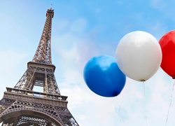 Wieża Eiffla, Francja, Balony