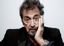 Aktor, Al Pacino, Broda, Wąsy, Pierścień, Zegarek