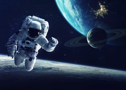 Astronauta, Kosmos, Planety