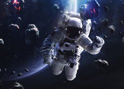 Astronauta, Meteoryty, Kosmos