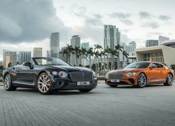 Dwa, Samochody, Bentley Continental GT V8, Kabriolet, Coupe