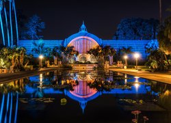 Budynek botaniczny, Botanical Building and Lily Pond, Park Balboa, San Diego, Stany Zjednoczone