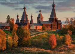 Cerkiew we wsi Nenoksa w Rosji