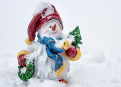 Bałwan, Figurka, Śnieg