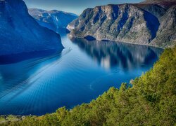 Norwegia, Góry, Fiord, Sognefjorden