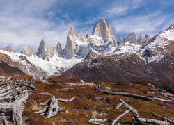 Fitz Roy – szczyt na południu Patagonii na granicy chilijsko-argentyńskiej