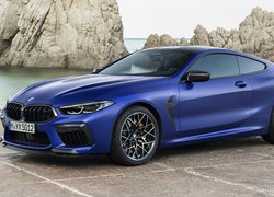 Granatowe, BMW M8 Competition, Coupe
