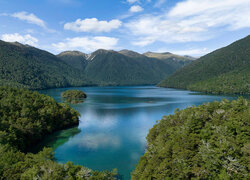 Jezioro Christabel w Nowej Zelandii