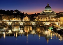 Watykan, Most św. Anioła, Rzeka Tyber, Bazylika św. Piotra