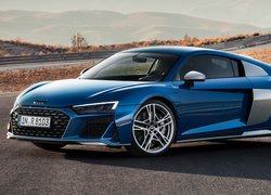 Niebieskie, Audi R8 Coupe Performance, Bok