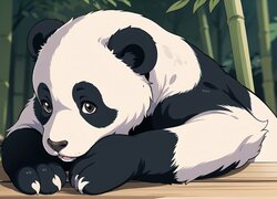 Panda w grafice 2D