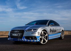 Samochód, Policyjny, Audi S7 Sportback, 2016