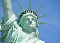 Posąg Statuy Wolności w Nowym Jorku