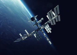 Stacja kosmiczna modularna w pobliżu Ziemi