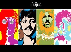 John Lennon, Ringo Starr, George Harrison, Paul McCartney, The Beatles, Grafika