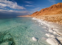 Wybrzeże Morza Martwego w Izraelu