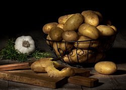 Ziemniaki w koszyku