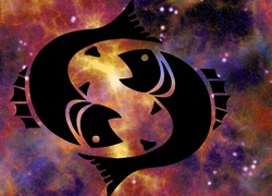 Znak zodiaku, Ryby, Kosmos, Grafika