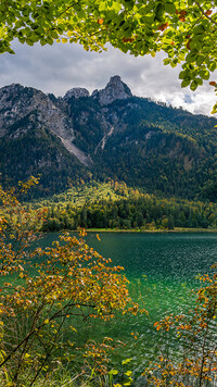 Jezioro Alpsee i góry