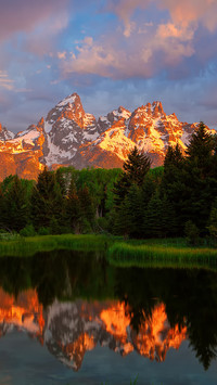 Rzeka Snake River w Parku Narodowym Grand Teton