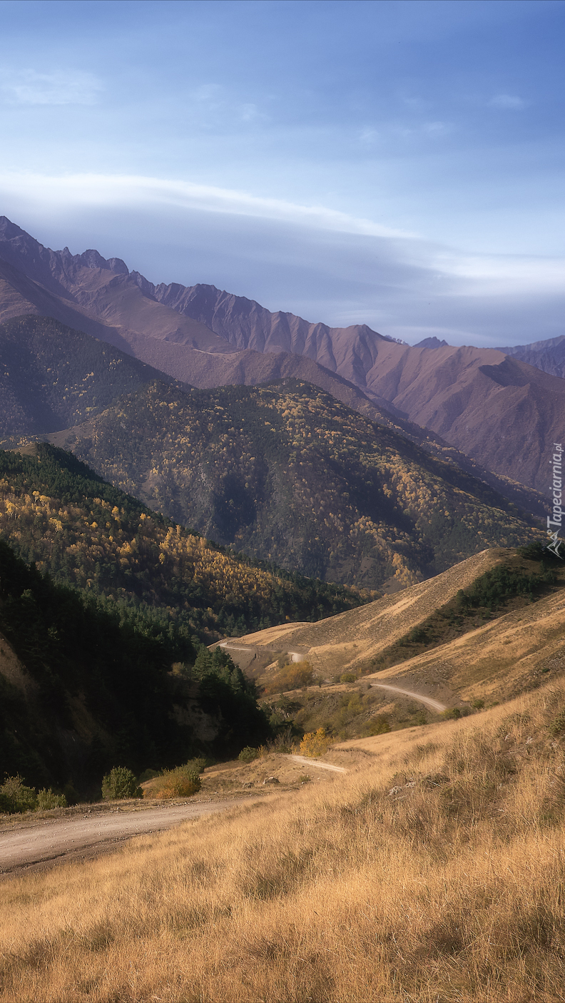 Góry Kaukazu w Republice Inguszetii