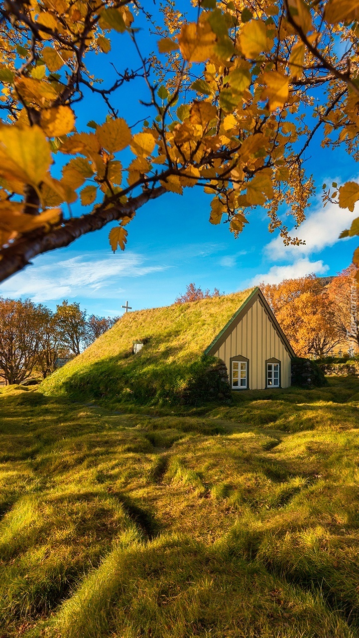 Kościół Hofskirkja w Islandii